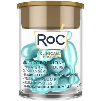 Beauty Anti-Aging & Anti-Falten Produkte Roc Hydrate + Plump Nachtserum Kapseln Mit Hyaluronsäure 10 St 