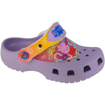 Schuhe Mädchen Hausschuhe Crocs Classic Fun I am Peppa Pig T Clog Violett