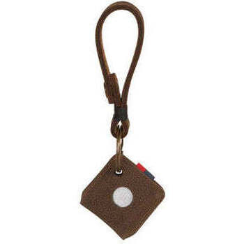 Herschel  Schlüsselanhänger Keychain + Tile Brown Pebbled Nubuck