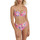 Kleidung Damen Bikini Ober- und Unterteile Lisca Hochgeschnittene Bikini-Strümpfe Napoli Rosa
