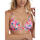 Kleidung Damen Bikini Ober- und Unterteile Lisca Triangel-Badeanzug-Top vorgeformt ohne Bügel Napoli Rosa