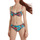 Kleidung Damen Bikini Ober- und Unterteile Lisca Verstellbare Träger-Badeanzug-Top mit Armatur Napoli Blau