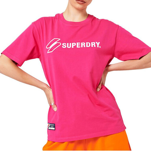 Kleidung Damen T-Shirts & Poloshirts Superdry W1010825A Rosa