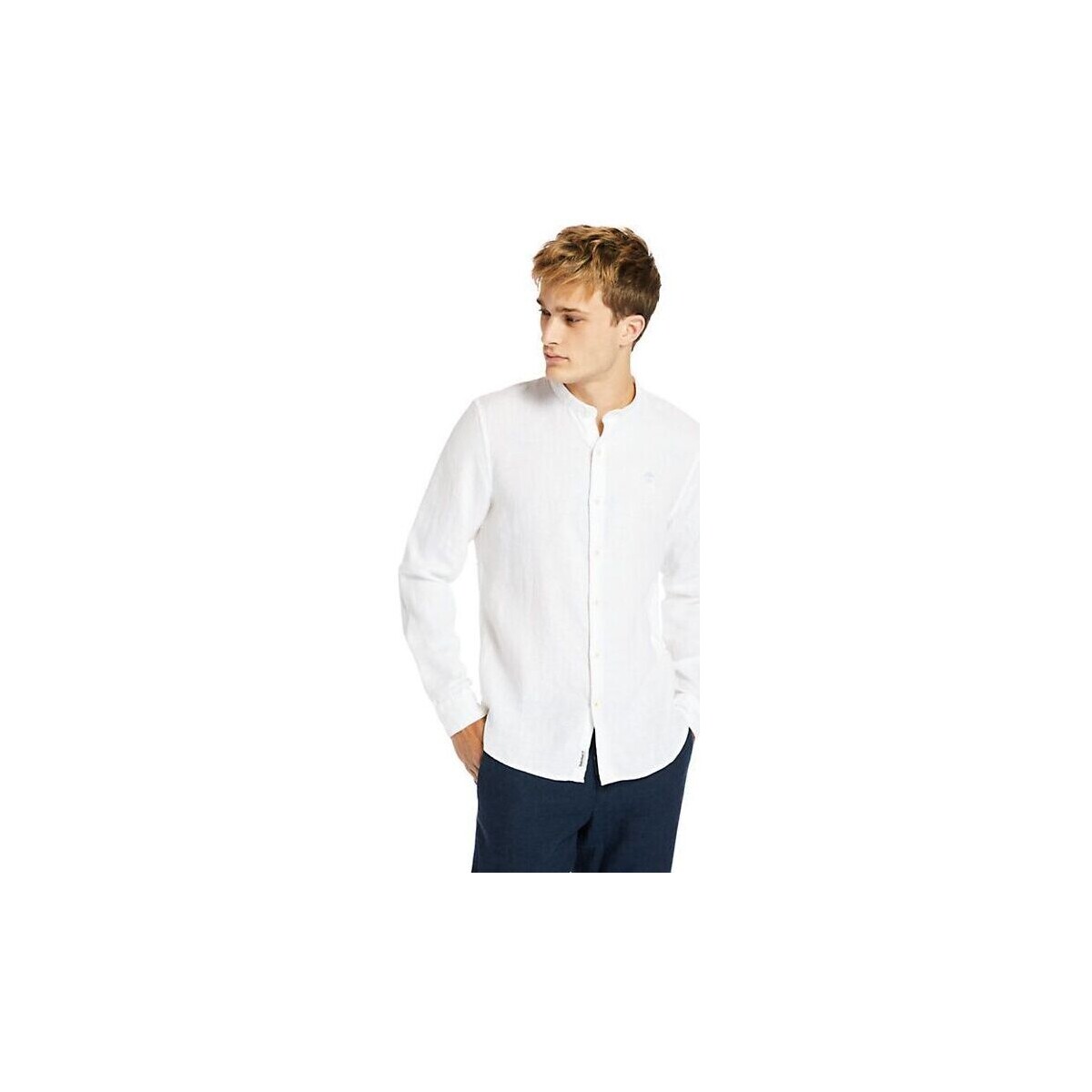 Kleidung Herren Langärmelige Hemden Timberland TB0A2DC11001 - KOREAN SHIRT-1001 - WHITE Weiss