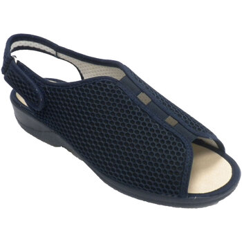 Schuhe Damen Hausschuhe Doctor Cutillas Elastische Ristschuhe für Damen mit offe Blau
