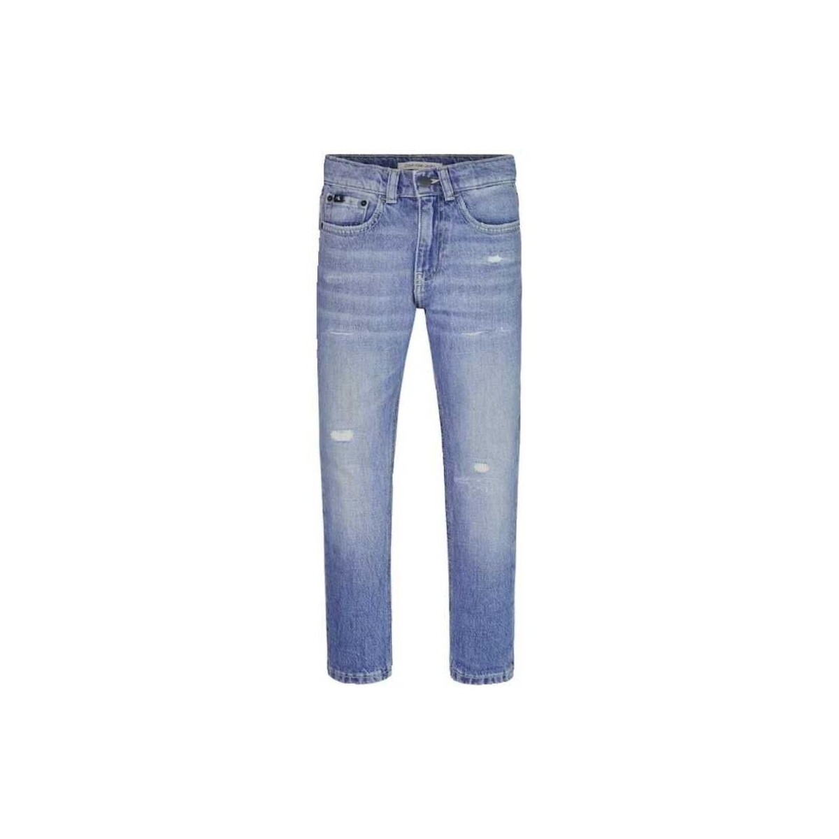 Kleidung Jungen Jeans Calvin Klein Jeans IB0IB01550 DAD FIT-1A4 WASHED FRESH BLUE Blau