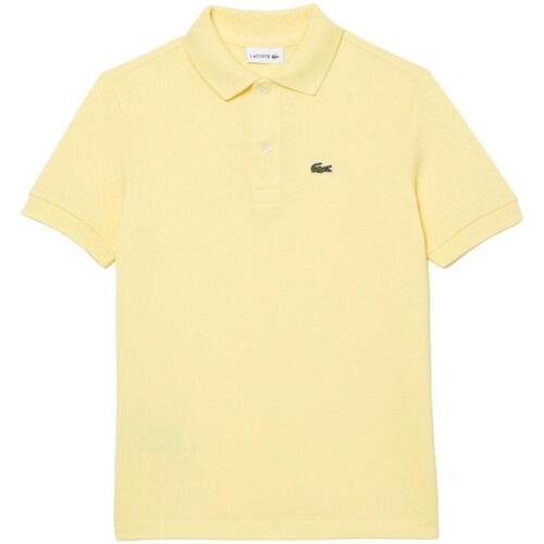 Kleidung Jungen T-Shirts Lacoste  Gelb