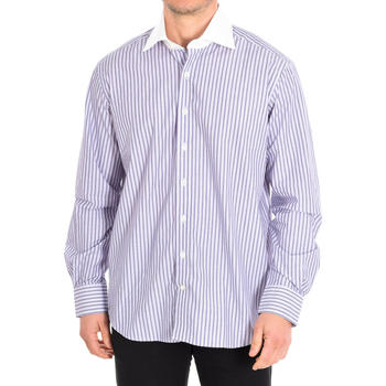 Kleidung Herren Langärmelige Hemden Cafe' Coton CRUISING1-33LSW Multicolor