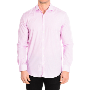 Kleidung Herren Langärmelige Hemden Cafe' Coton JUNO6-33LS Multicolor