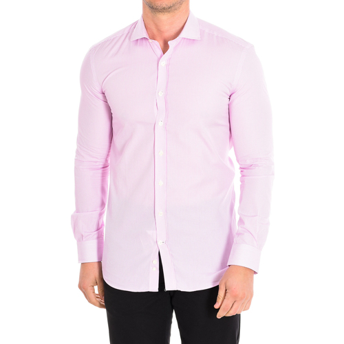 Kleidung Herren Langärmelige Hemden CafÃ© Coton JUNO6-SLIM-33LS Multicolor