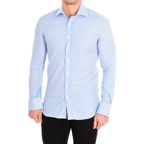 Kleidung Herren Langärmelige Hemden CafÃ© Coton THYM3-55DCSLIM Multicolor