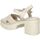 Schuhe Damen Sandalen / Sandaletten MTNG 53403 Weiss
