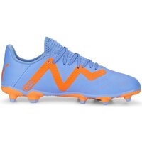 Schuhe Mädchen Fußballschuhe Puma Sohle blue-white-orange 107199-01 Future Play FG/AG Jr Blau