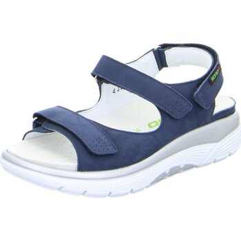 Schuhe Damen Sandalen / Sandaletten Mephisto Sandaletten NORINE BUCKSOFT 6995 JEANS BLUE Blau
