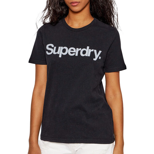 Kleidung Damen T-Shirts & Poloshirts Superdry W1010710A Blau