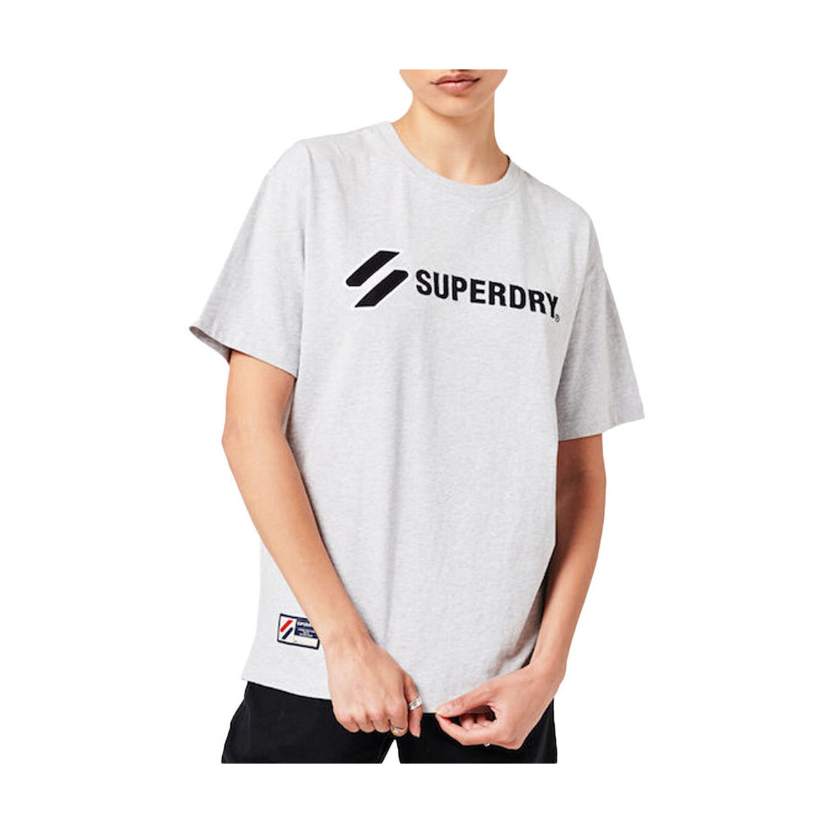 Kleidung Damen T-Shirts & Poloshirts Superdry W1010825A Grau