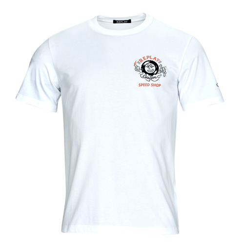 Kleidung Herren T-Shirts Replay M6673 Weiss