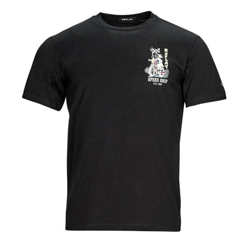 Kleidung Herren T-Shirts Replay M6676 Schwarz