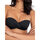 Kleidung Damen Bikini Ober- und Unterteile Lascana Bandeau-Badeanzug-Top mit Armatur Simple Schwarz