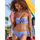Kleidung Damen Bikini Lascana 2-teiliges Set Bikini Bandeau mit bügel vorgeformt Suru Blau