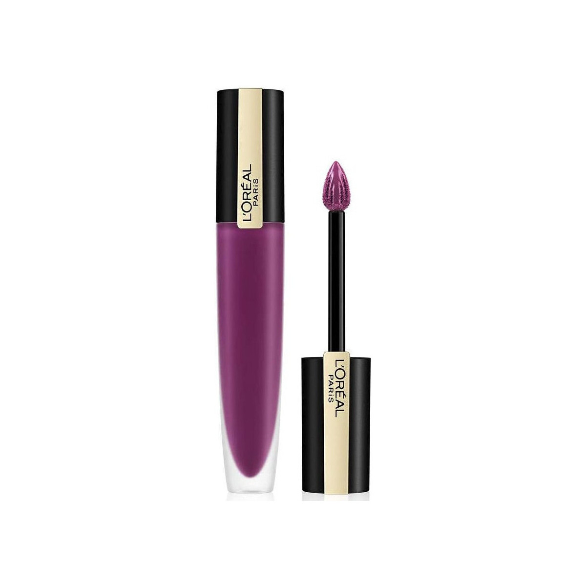 Beauty Damen Lippenstift L'oréal Signature Matte Liquid Lipstick Violett