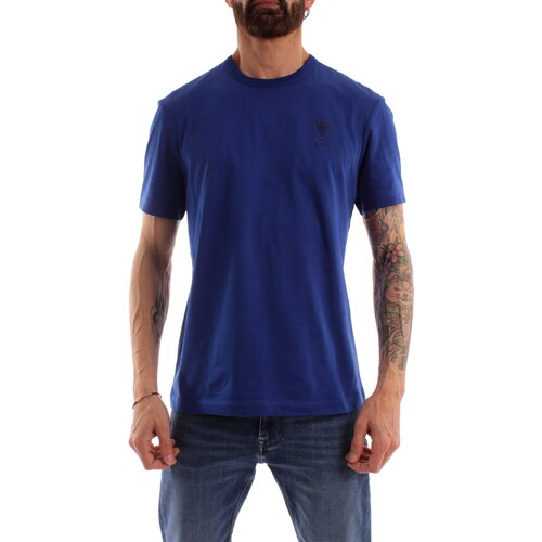 Kleidung Herren T-Shirts Blauer 23SBLUH02096 Blau