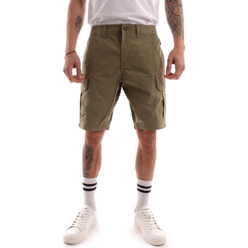 Kleidung Herren Shorts / Bermudas Napapijri NP0A4GAM Grün