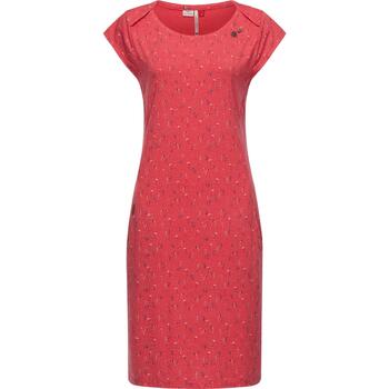 Kleidung Damen Kleider Ragwear Sommerkleid Rivan Print Rot