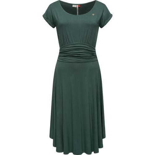 Kleidung Damen Kleider Ragwear Sommerkleid Ivone Solid Grün