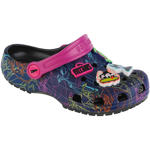 Schuhe Mädchen Hausschuhe Crocs Disney Villains Classic Kids Clog Blau