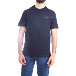 Kleidung Herren T-Shirts Aeronautica Militare 231TS2083J593 T-Shirt/Polo Mann Blau Blau