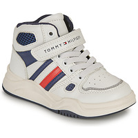 Schuhe Jungen Sneaker High Tommy Hilfiger T3B9-33107-1355530 Weiss