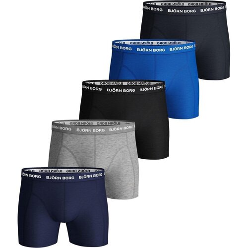 Unterwäsche Herren Boxer Björn Borg 5-Pack Boxers Blue Depths Blau