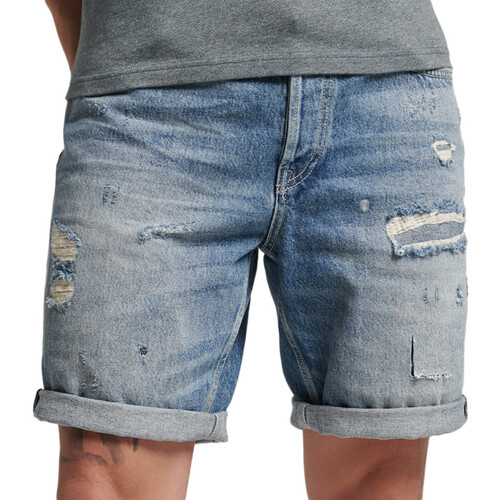 Kleidung Herren Shorts / Bermudas Superdry M7110294A Blau