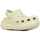 Schuhe Damen Pantoffel Crocs Classic Crush Clog Beige