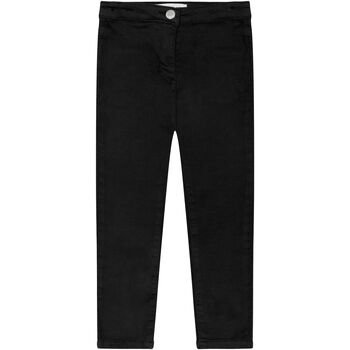 Kleidung Mädchen Joggs Jeans/enge Bundhosen Minoti Twillhose für Mädchen ( 1y-14y ) Schwarz