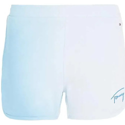 Kleidung Damen Shorts / Bermudas Tommy Jeans signature dip Blau
