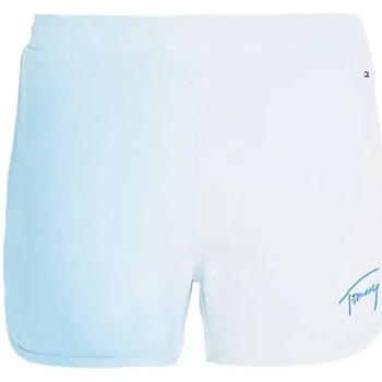 Kleidung Damen Shorts / Bermudas Tommy Jeans signature dip Blau