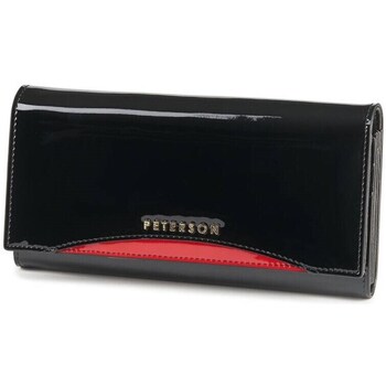 Taschen Damen Portemonnaie Peterson PTNBC467BLACKRED47023 Schwarz
