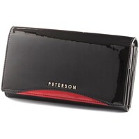 Taschen Damen Portemonnaie Peterson PTNBC411BLACKRED47054 Schwarz