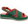 Schuhe Damen Sandalen / Sandaletten Pon´s Quintana Sandaletten Mandarina Goma 10270.T00 Grün