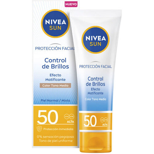 Beauty Sonnenschutz & Sonnenpflege Nivea Sun Control Shine Mittel Mattierende Gesichtsbehandlung Spf50 