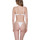 Kleidung Damen Bikini Ober- und Unterteile Luna Brasilianische verstellbare Badeanzugstrümpfe mit Schleifen Weiss