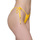 Kleidung Damen Bikini Ober- und Unterteile Luna Brasilianische verstellbare Badeanzugstrümpfe mit Schleifen Gelb