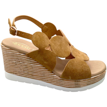 Schuhe Damen Sandalen / Sandaletten Calzaturificio Loren LON0489cu Braun