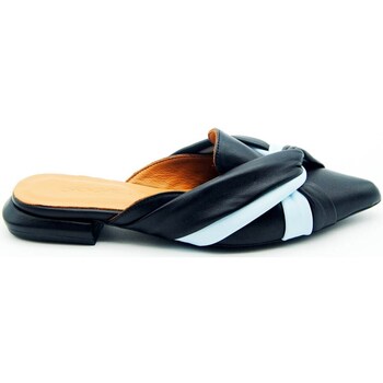 Schuhe Damen Sandalen / Sandaletten Hersuade S23118 Sabot Frau SCHWARZ-WEISS Multicolor
