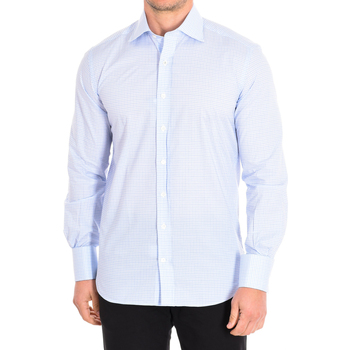 Kleidung Herren Langärmelige Hemden CafÃ© Coton CHARME3-77HDC Weiss