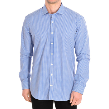 Kleidung Herren Langärmelige Hemden CafÃ© Coton TILLEUL04-33LSLIM Weiss