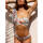 Kleidung Damen Bikini Admas Zweiteiliges Set asymmetrischer Bikini mit Rüschen White Weiss