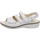 Schuhe Damen Sandalen / Sandaletten Ganter Sandaletten Hera Sandalette offwhite 205873-0400 Weiss